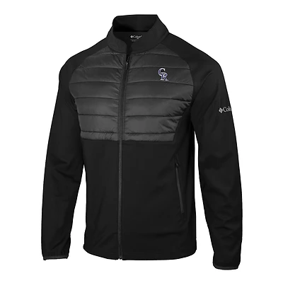 Men's Columbia Black Colorado Rockies The Element Full-Zip Jacket
