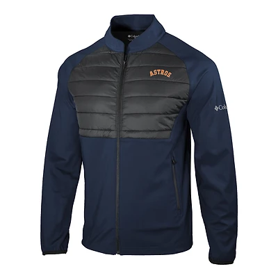 Men's Columbia Navy Houston Astros The Element Full-Zip Jacket
