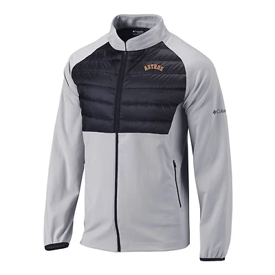 Men's Columbia Gray Houston Astros The Element Full-Zip Jacket