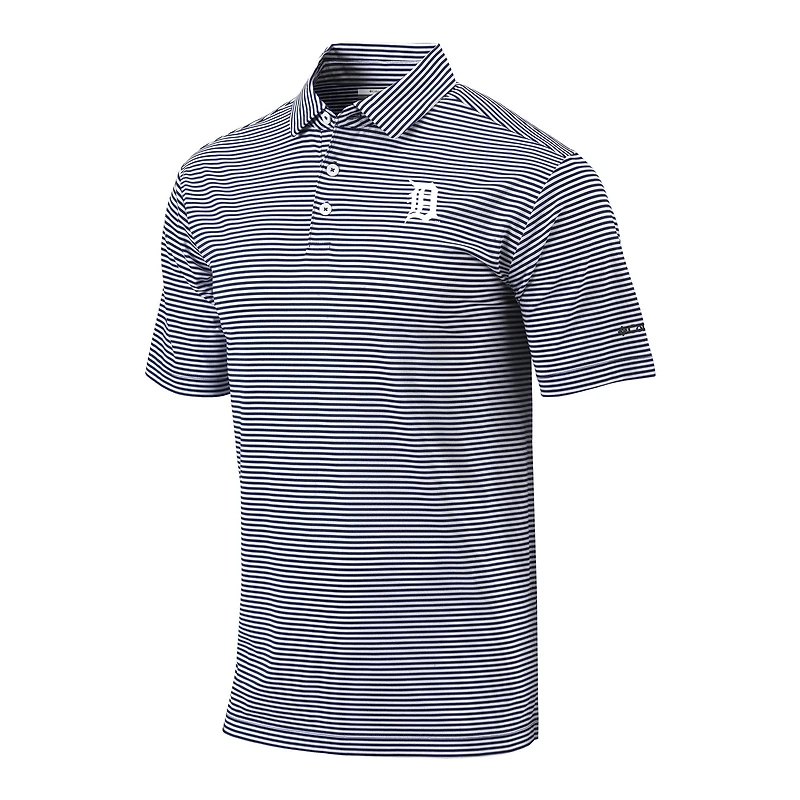 Men's Columbia Navy Detroit Tigers Club Invite Polo