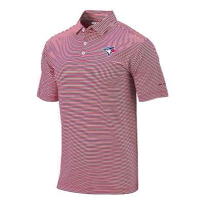 Men's Columbia Red Toronto Blue Jays Club Invite Polo