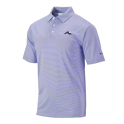 Men's Columbia Purple Colorado Rockies Club Invite Polo