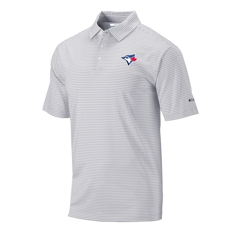 Men's Columbia Gray Toronto Blue Jays Club Invite Polo
