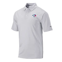 Men's Columbia Gray Toronto Blue Jays Club Invite Polo