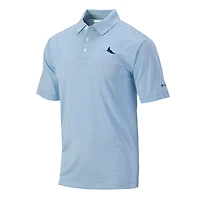 Men's Columbia Light Blue Tampa Bay Rays Club Invite Polo