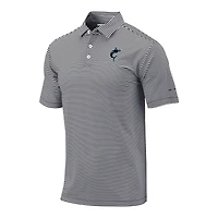 Men's Columbia Black Miami Marlins Club Invite Polo