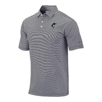 Men's Columbia Black Miami Marlins Club Invite Polo