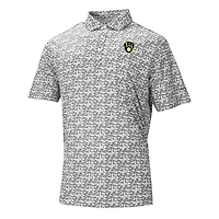 Men's Columbia Gray Milwaukee Brewers Catchy Swing Polo