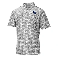 Men's Columbia Gray Tampa Bay Rays Catchy Swing Polo
