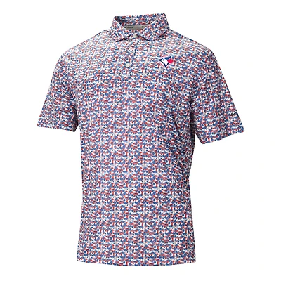 Men's Columbia Royal Toronto Blue Jays Catchy Swing Polo