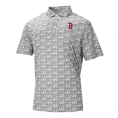 Men's Columbia Gray Boston Red Sox Catchy Swing Polo
