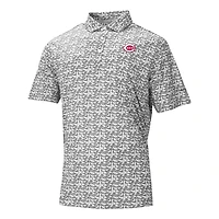 Men's Columbia Gray Cincinnati Reds Catchy Swing Polo