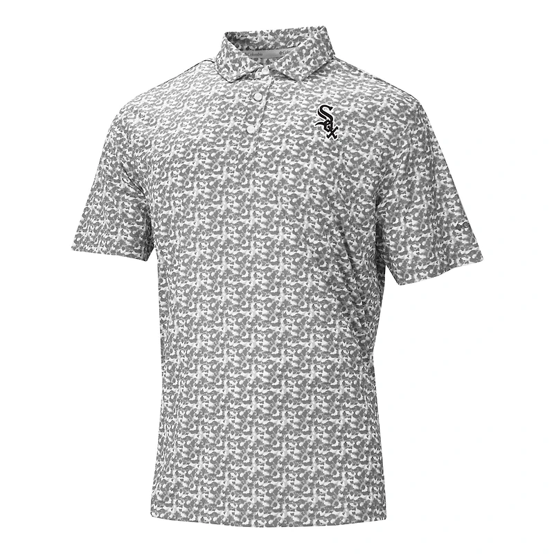 Men's Columbia Gray Chicago White Sox Catchy Swing Polo