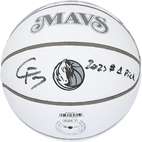 Cooper Flagg Dallas Mavericks Autographed Wilson Basketball with Inscription