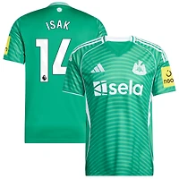 Men's adidas Alexander Isak Green Newcastle United 2025/26 Away Replica Player Jersey