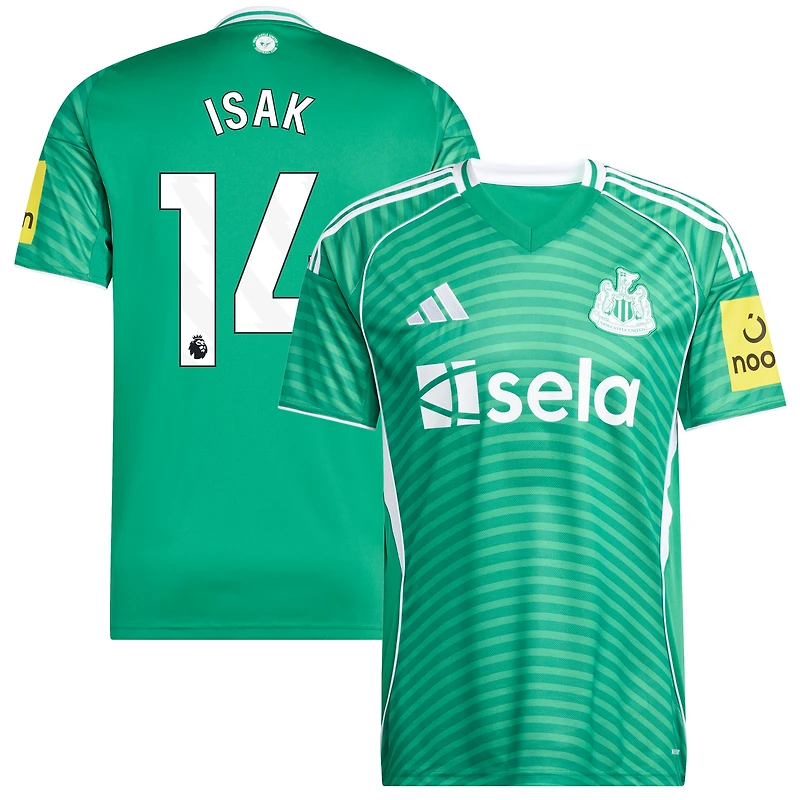 Men's adidas Alexander Isak Green Newcastle United 2025/26 Away Replica Player Jersey