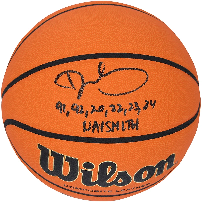 Dawn Staley South Carolina Gamecocks Autographed Wilson NCAA EVO NXT Size 6 Replica Basketball with "91, 92, 20, 22, 23, 24 Naismith" Inscription