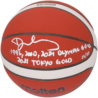 Dawn Staley USA Basketball Autographed Molten FIBA Replica Basketball with Multiple Inscriptions - Limited Edition #25/25