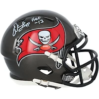 Warren Sapp Tampa Bay Buccaneers Autographed Riddell Speed Mini Helmet with "HOF 13" Inscription