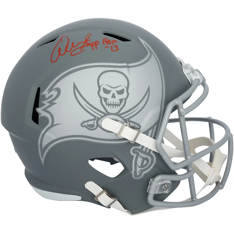 Warren Sapp Tampa Bay Buccaneers Autographed Riddell Slate Speed Replica Helmet with "HOF 13" Inscription