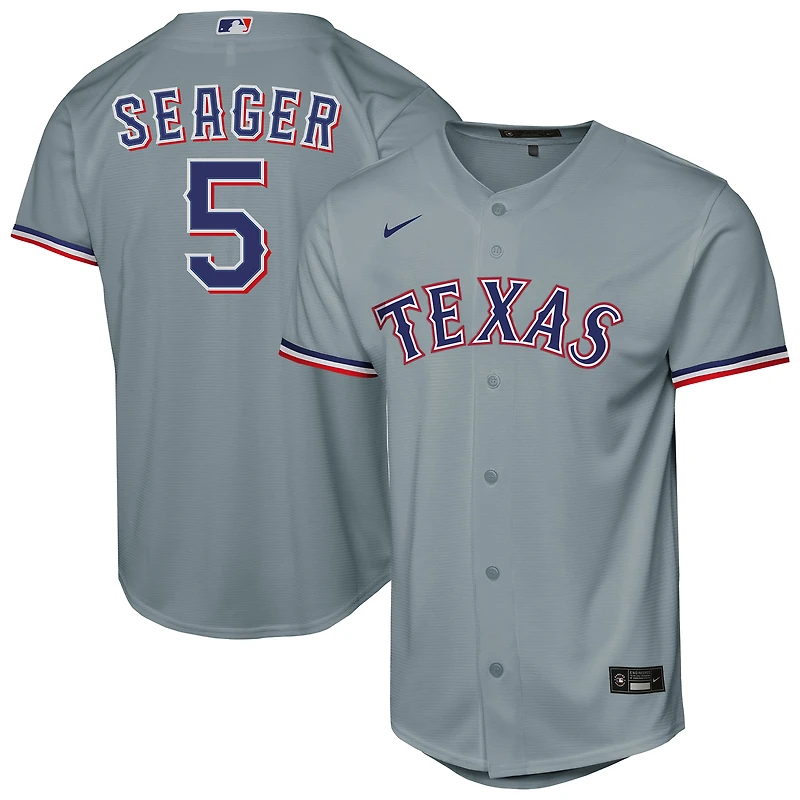 Youth Nike Corey Seager Gray Texas Rangers Road Replica Jersey