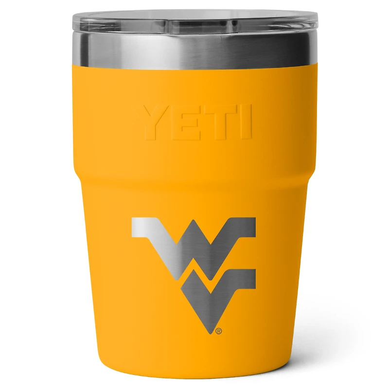 YETI West Virginia Mountaineers 16oz. Rambler Stackable Cup with Magslider Lid