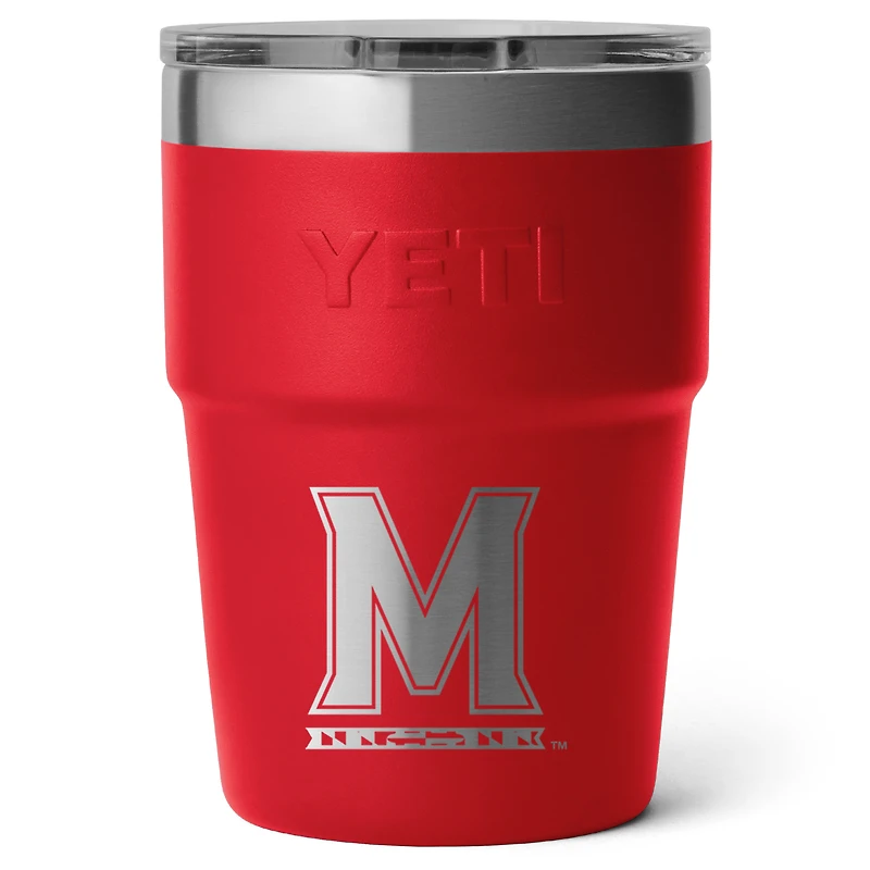 YETI Maryland Terrapins 16oz. Rambler Stackable Cup with Magslider Lid