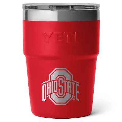 YETI Ohio State Buckeyes 16oz. Rambler Stackable Cup with Magslider Lid