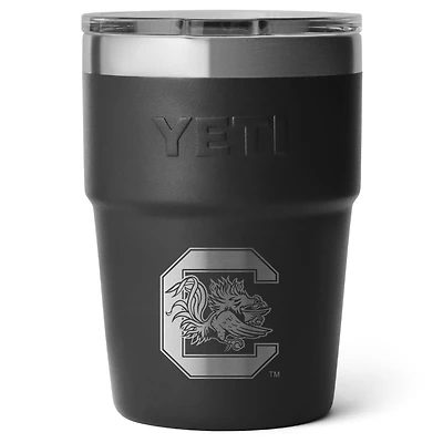 YETI South Carolina Gamecocks 16oz. Rambler Stackable Cup with Magslider Lid