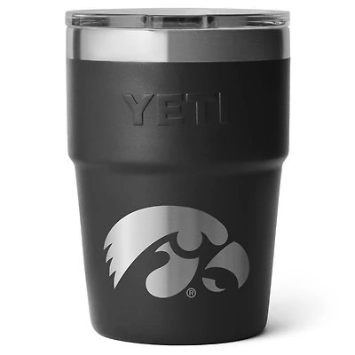 YETI Iowa Hawkeyes 16oz. Rambler Stackable Cup with Magslider Lid