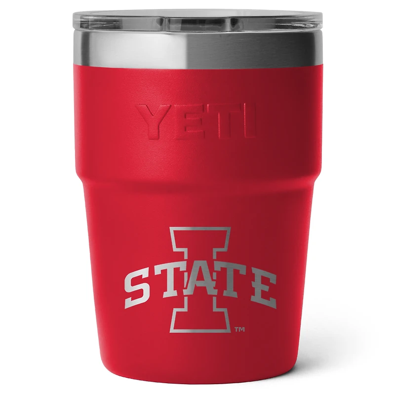 YETI Iowa State Cyclones 16oz. Rambler Stackable Cup with MagSlider Lid