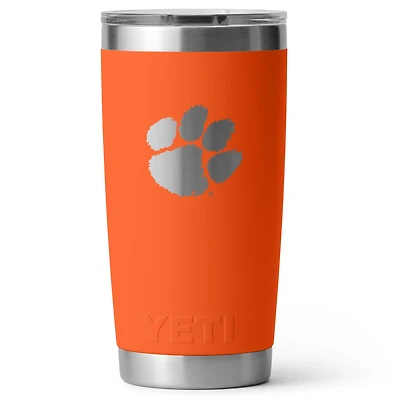 YETI Clemson Tigers 20oz. Rambler Tumbler with Magslider Lid