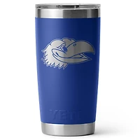 YETI Kansas Jayhawks 20oz. Rambler Tumbler with Magslider Lid