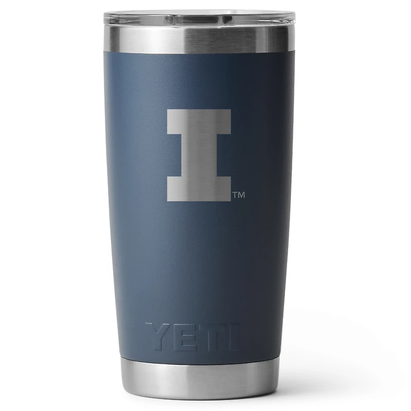 YETI Illinois Fighting Illini 20oz. Rambler Tumbler with Magslider Lid