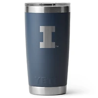 YETI Illinois Fighting Illini 20oz. Rambler Tumbler with Magslider Lid