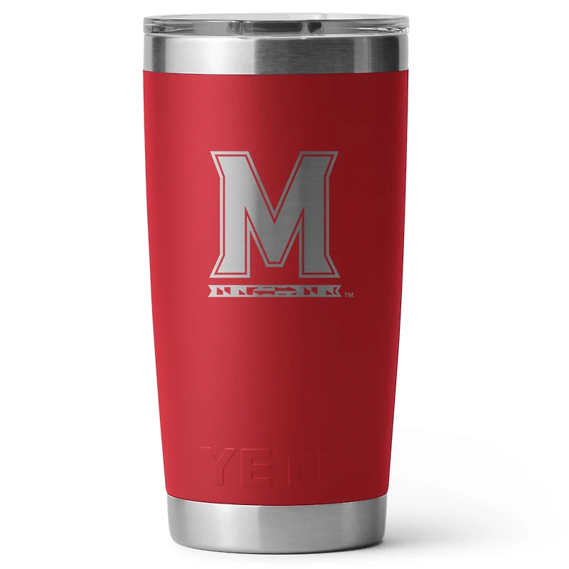 YETI Maryland Terrapins 20oz. Rambler Tumbler with Magslider Lid
