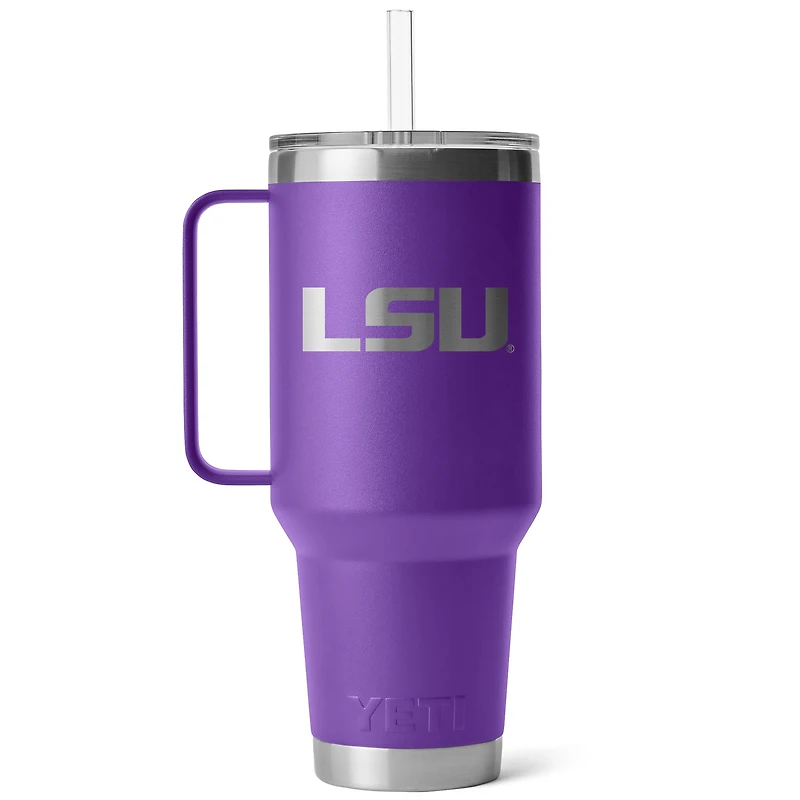 YETI LSU Tigers 42oz. Rambler Straw Mug