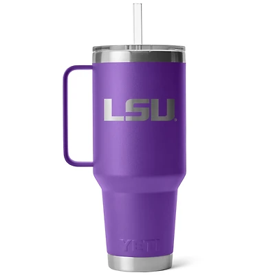 YETI LSU Tigers 42oz. Rambler Straw Mug