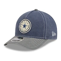 Men's New Era  Navy/Gray Dallas Cowboys 9FORTY Felt A-Frame Adjustable Hat