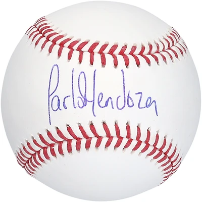 Carlos Mendoza New York Mets Autographed Baseball