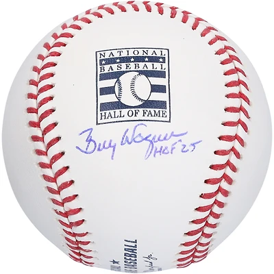 Billy Wagner Houston Astros Autographed Hall of Fame Logo Baseball with "HOF 25" Inscription