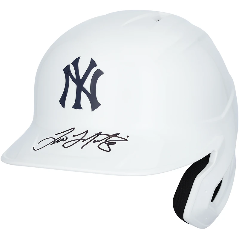 Tino Martinez New York Yankees Autographed Alternate Chrome Replica Batting Helmet