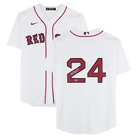 Manny Ramirez Boston Red Sox Autographed White Nike Replica Jersey