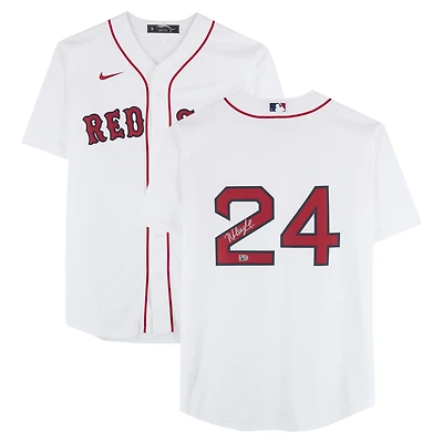 Manny Ramirez Boston Red Sox Autographed White Nike Replica Jersey
