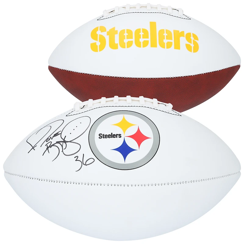 Jerome Bettis Pittsburgh Steelers Autographed Franklin White Panel Football