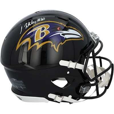 Isaiah Likely Baltimore Ravens Autographed Riddell Speed Authentic Helmet