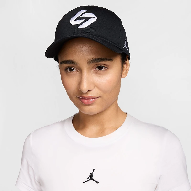 Unisex Jordan Brand Black Luka Rise Adjustable Hat