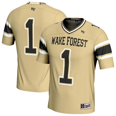 Unisex GameDay Greats #1 Gold Wake Forest Demon Deacons Lightweight Football Fashion Jersey