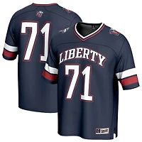 Unisex GameDay Greats #71 Navy Liberty Flames Lightweight Football Fashion Jersey