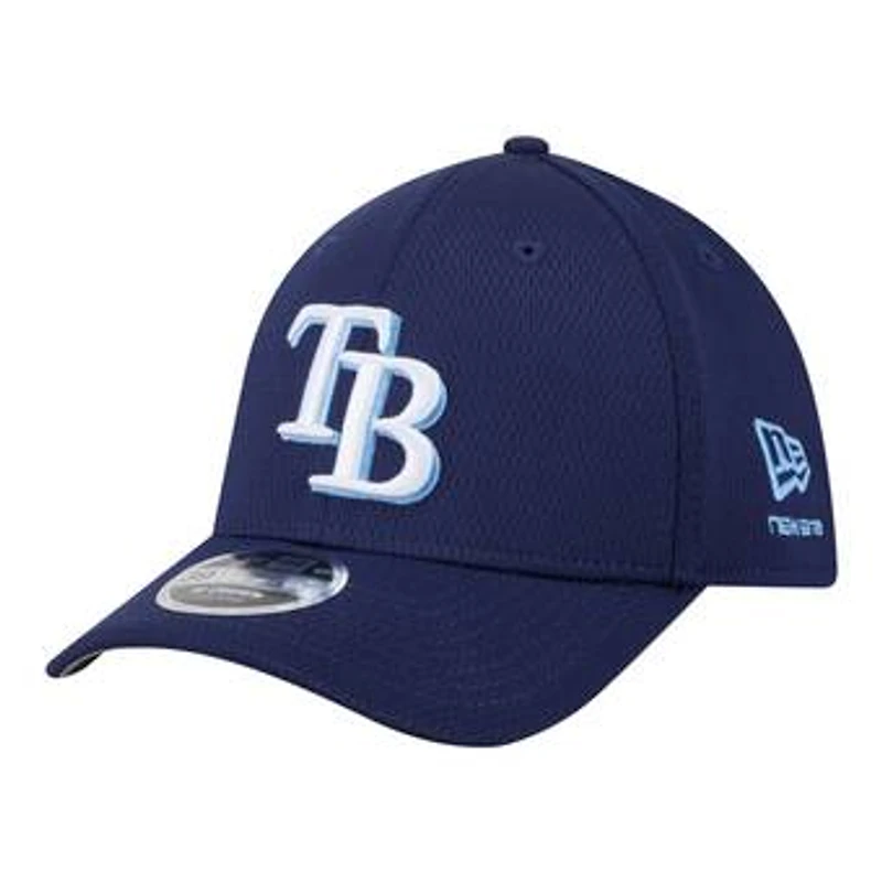 Men's New Era Navy Tampa Bay Rays Dash 39THIRTY Flex Hat